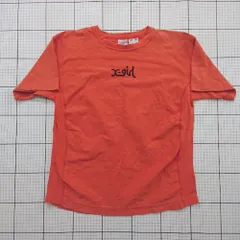 ◇ ⊃ Champion チャンピオン ロゴ入り 半袖 クルーネック半袖Ｔシャツ サイズ1 オレンジ系 レディース メンズ E  【1508250011351】