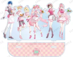 【新品】アクリルスタンド・アクリルパネル [新品] 集合 描き下ろし アメリカンダイナーver. Art by ふーみ BIGアクリルスタンド 「VOCALOID 初音ミク」