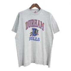 90年代 USA製 FRUIT OF THE LOOM フルーツオブザルーム ダーラム・ブルズ 半袖Ｔシャツ カレッジ グレー(メンズ XL)中古 古着 T8238