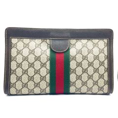 【美品✨】GUCCI グッチ ヴィンテージ セカンドバッグ インターロッキング グッチ(GUCCI)グッチ インターロッキングG GGスプリーム