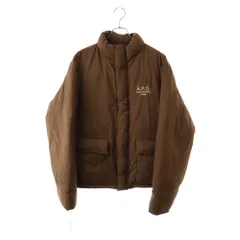 A.P.C (アーペーセー) VESTE RAYMOND  レイモンド ロゴ刺繍パディングジャケット ブラウンのサムネイル