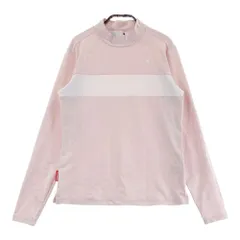 サイズ：M LE COQ GOLF ルコックゴルフ  モックネック 長袖Tシャツ  ピンク系 [240101463368] ゴルフウェア レディース ストスト