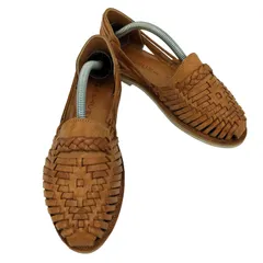 ユーズドフルギ USED古着 {{mapache}}レザーフラットシューズ レディース  38