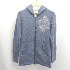 LALACUB ララキューブ　キラキラジップアップパーカー　【美品】 美品 セール ララキューブ グレー ジップアップパーカー