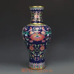 花入　景徳鎮　薄型 Yahoo!オークション -「景徳鎮 花瓶」(染付) (骨董陶磁器一般)の