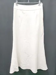 ◇ ⊂. green label relaxing UNITED ARROWS ロング フレア スカート サイズ38 ライトベージュ系 レディース P  【1408200037748】