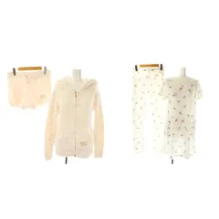 ジェラートピケ gelato pique 福袋5点セットモコモコセットアップ トップス×2パンツ ルームウェア F ピンク ホワイト マルチカラー /ES ■OS