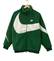 NIKE ナイキ ビッグスウッシュ リバーシブル ボアジャケット BQ6546-341 サイズM グリーン メンズ 中古 D4