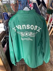 VANSON バンソン ロゴ フライングスター コーチジャケット ウィンドウブレイカー メンズ flyingstar coach jaceket NVSL-2207