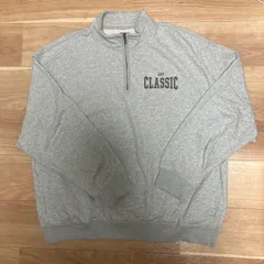 古着 Gap gap ギャップ 1/2 ZIP ハーフジップ スウェット ロゴトレーナー GAP CLASSIC