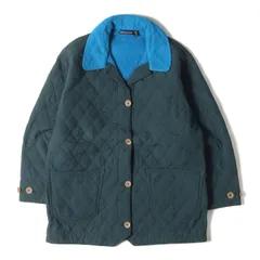 Patagonia パタゴニア ジャケット サイズ:10(メンズM-L位) 90s 裏地フリース キルティング ジャケット コート USA製 ダークグリーンWOMENS 10 アウター ブルゾン 90年代 古着