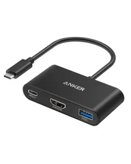 ★即日発送★Anker PowerExpand 3-in-1 USB-C ハブ 4K対応 HDMI出力ポート 90Wパススルー充電 PD対応 USB 3.0 iPad Pro MacBook Pro/Air XPS Note 20 Spectre 他対応 (ブ