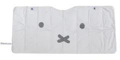 miffy パタパタサンシェード4 ミッフィー ニコット フロントガラス 日除け 遮熱 遮光 車 カー用品 かわいい LIC-MF0160 (ﾐｯﾌｨｰﾌｪｲｽ) / キャラクター/ミッフィー/miffy [ミッフィーフェイス]
