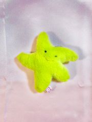 【レトロ】 ヒトデ　ぬいぐるみ　マスコット　エイコー　ストラップ