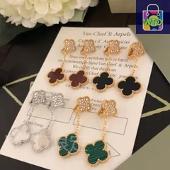 [Van Cleef & Arpels] アルハンブラ ダブルフラワー イヤリング | ヴァン クリーフ & アーペル レディースジュエリー｜本日限定特価｜新品未使用
