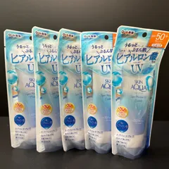 【12/28 再入荷】SKIN AQUA スーパーウォータープルーフ 日やけ止め ５本セット