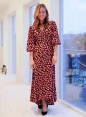 GANNI indale crape ワンピース 38