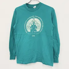 古着 90s Hanes 長袖 ロンT アートT ステラ 古着 90s JAM 街並み 風景 アート 両面 プリント 長袖 Tシャツ