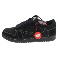 NIKE (ナイキ) ×TRAVIS SCOTT AIR JORDAN 1 LOW OG SP BLACK PHANTOM DM7866-001 ×トラヴィススコット エアジョーダン 1 ローカットスニーカー US7/25.0cmのサムネイル