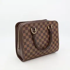 ルイヴィトン LOUIS VUITTON N51155 トリアナ ハンドバッグ 茶 ブラウン ダミエキャンバス