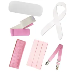 【新着商品】[TOuWA] 和装小物6点セット 二尺袖着物用 袴用 浴衣用 通年用 着付けセット (帯板/着付けベルト/腰紐3本/マジックベルト/衿芯/伊達) レディース 結婚式 花嫁 パーティ お茶会 卒業式 入学式 お花見