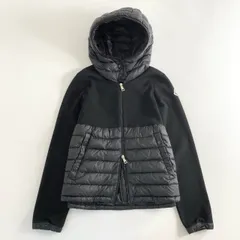 21d23 MONCLER モンクレール CADIGAN TRICOT ダウンカーディガン ニットカーディガン ジャケット XS ブラック レディース 2020年製のサムネイル