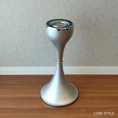 ほぼ新品　スモーキングスタンド　シルバー　灰皿　レトロ