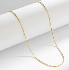 スネークチェーン 即日発送 ゴールド/シルバー 選べる2色 ステンレスネックレス 40cm