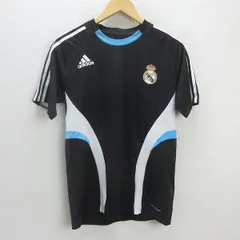 G■アディダス/adidas レアルマドリード/トレーニングシャツ 049954【L程度】黒/men's/96【中古】■