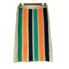 ツモリチサト TSUMORI CHISATO ストライプ ウールスカート レディース 表記無 のサムネイル
