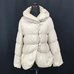 新品タグ付き✨ストロベリーフィールズ　袖リボンダウンジャケット  ブラック M 新品タグ付き✨ストロベリーフィールズ 袖リボンダウン