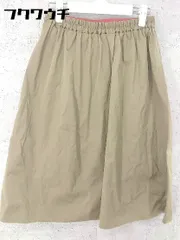 ◇ COLLAGE GALLARDAGALANTE ウエストゴム ロング フレア スカート サイズF ブラウン系 レディース 【中古】 【1002801414009】