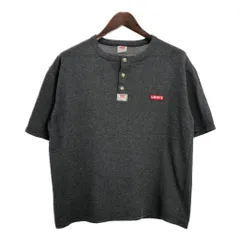 90年代 Levi's リーバイス ヘンリーネック 半袖Ｔシャツ グレー(メンズ L)中古 古着 T3987のサムネイル