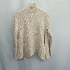 ◇ ⊇ Ray BEAMS レイ ビームス 総柄 長袖 セーター サイズF ベージュ系 レディース E  【1411280029183】