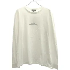 A.P.C アーペーセー RUE MADAME PARIS ロングスリーブTシャツ  ホワイト XL