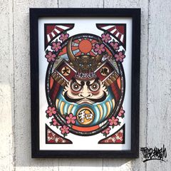 【原画】鯉柄シーサー 原画 和風アート ペン画 コピック 金彩 原画】鯉柄シーサー 原画 和風アート ペン画 コピック 金彩 - メルカリ