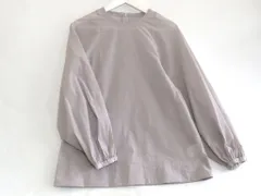 【222541】 AK+1 エーケーワン/ ペーパークロス ストレッチ　シアーブラウス 68-11-0321-287 ライトグレー