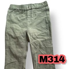 ＆yan(アンドヤン)　ストレートパンツ　カーキ色　120~130サイズ　キッズパンツ　管理M314