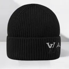 ヴィトン デュアル ロゴ刺繍 カシミアビーニー キャップ M79081 帽子