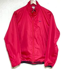 (^w^)b NIKE ナイキ ウィンドブレーカー トラックジャケット ジャンパー 長袖 ジャージ ジップアップ メッシュ ベンチレーション レッド系 ロゴ刺繍 ネイビー系 ジョギング トレーニング スポーツ 普段 デイリーユース メンズ サイズM