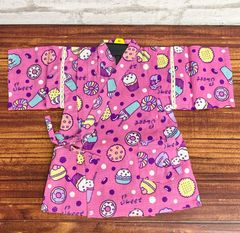 🐰涼やかコットン♪ 女の子用 こども甚平 90㎝ 100㎝ ☆3カラー☆【545327】