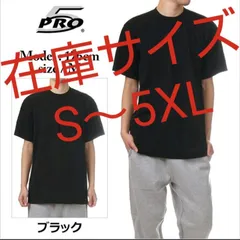 S～5XL 新品 PRO5 プロファイブ 無地 半袖 Tシャツ ブラック 黒