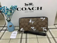 2023年最新】coachスヌーピー長財布の人気アイテム - メルカリ