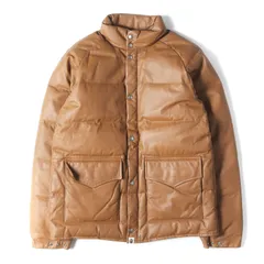 A BATHING APE ア ベイシング エイプ ジャケット サイズ:L 00s カウレザー ダウンジャケット ブラウン アウター ブルゾン 上着【メンズ】のサムネイル