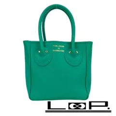 ■美品■　ヤングアンドオルセン ハンド バッグ レザー グリーン 【390494】5のサムネイル
