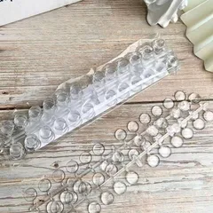 ジェルネイル カラーチャート カボション 120粒 クリアカラーチャート 色見本 カラージェル ネイルチップ ポリッシュ ソークオフ チップ ネイルアート