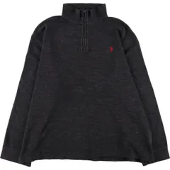 古着 ラルフローレン Ralph Lauren POLO RALPH LAUREN コットンニットハーフジップセーター メンズXXL/eaa366310
