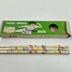 昭和レトロ　ShowaRetro　/　希少　NAC DEMI/ナック鉛筆/空手ドラゴン/HB/ケース・鉛筆3本