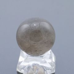 スモーキークォーツ丸玉 29.8mm 36.6g 天然石・置物 煙水晶 厄除け 除障 魔除け 破魔 台座は付属しません