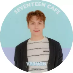 【中古】マグカップ・湯のみ バーノン オリジナルコースター B柄 「SEVENTEEN CAFE 2020 ～SALAD FACTORY～」 ドリンク注文特典